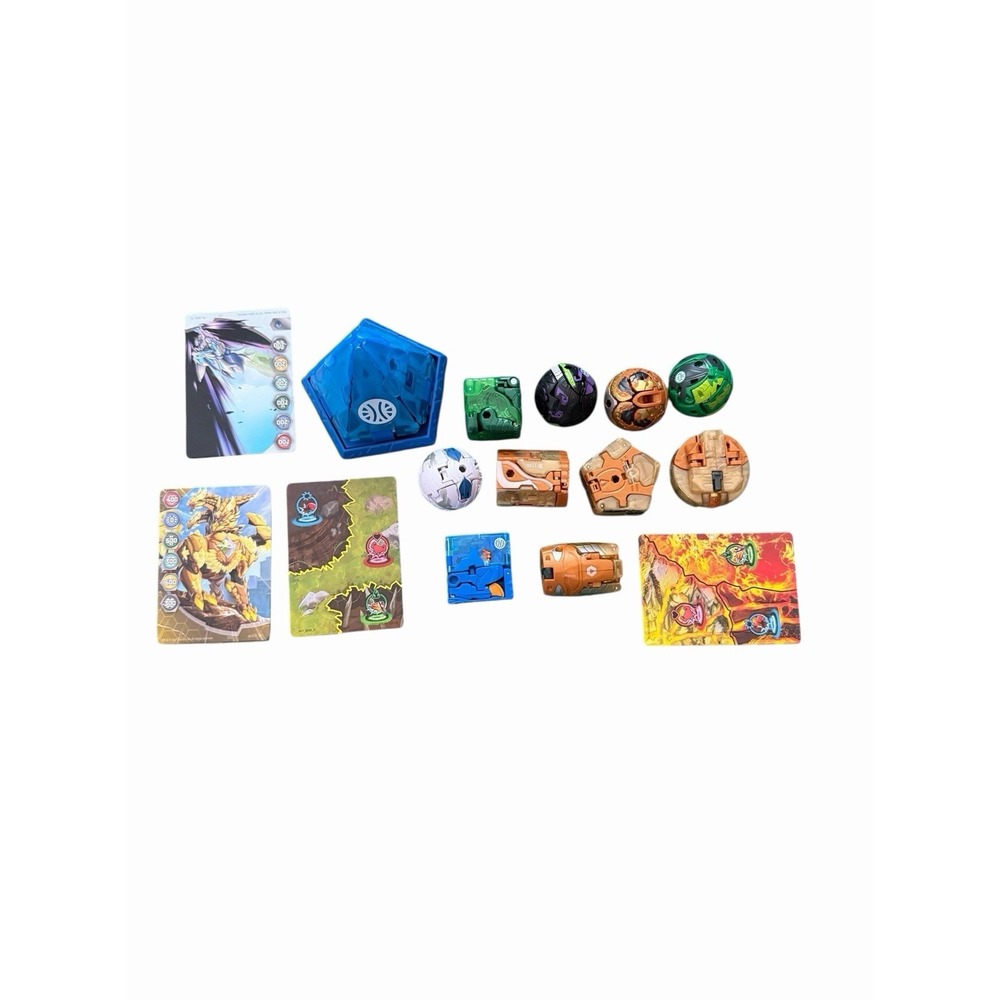 BAKUGAN Battle Brawlers Geogan Rising FIGURE LOT Of 11 Deka And Various - Picture 1 of 13